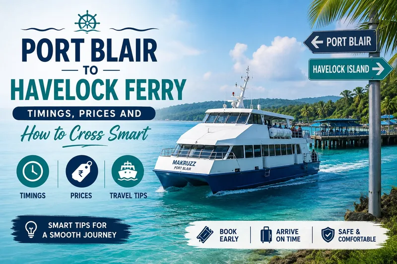 Port Blair to Havelock Ferry: Timings, Prices and How to Cross Smart (2026)