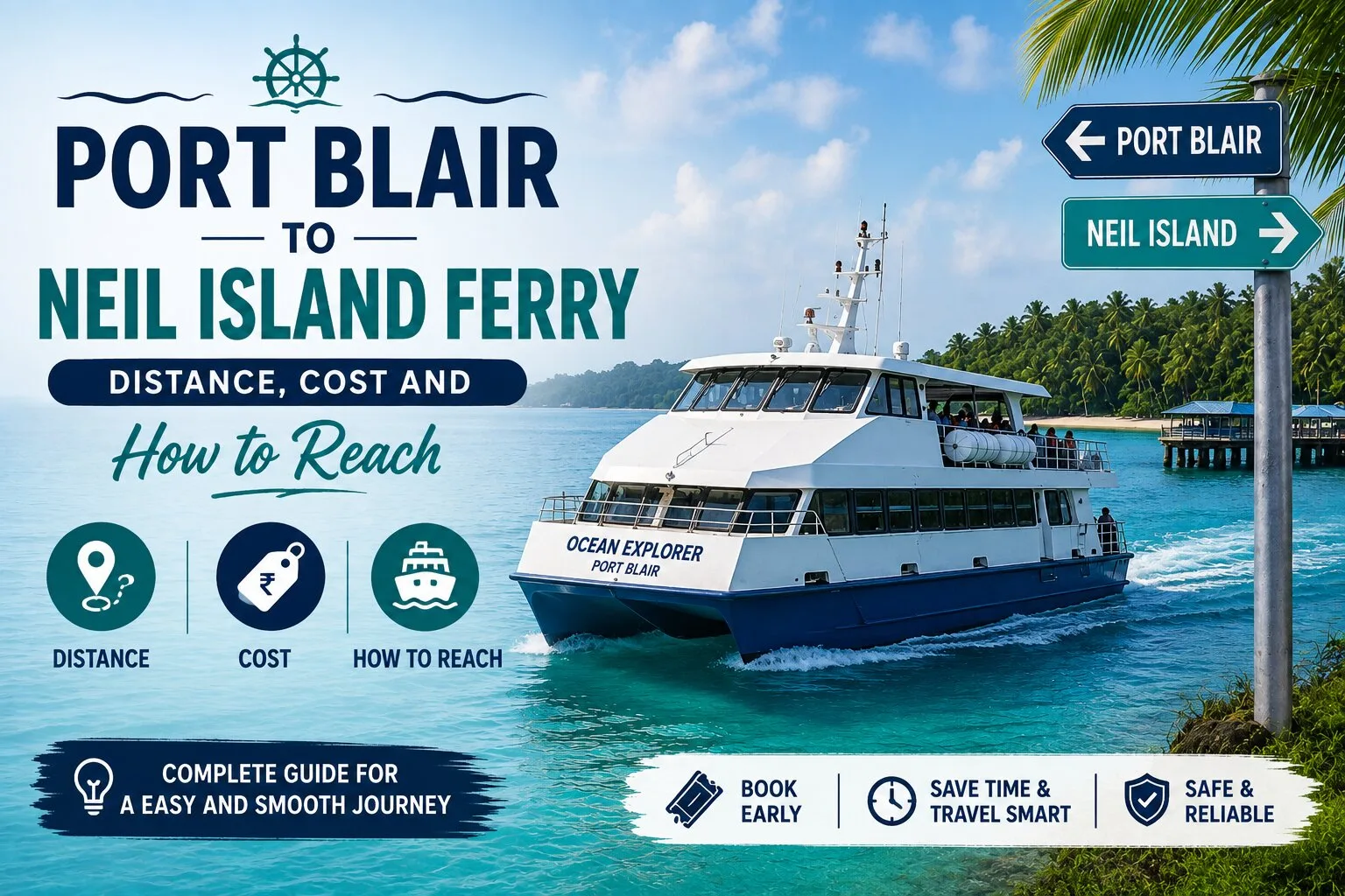 Port Blair to Neil Island Ferry: Distance, Cost and How to Reach (2026)