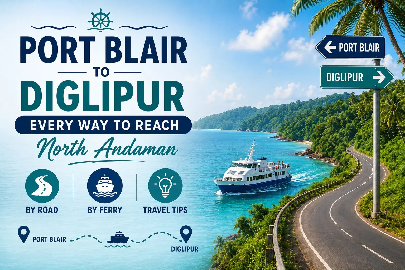 Port Blair to Diglipur: Every Way to Reach North Andaman