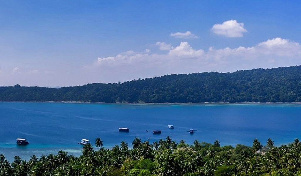 North Passage Island in Andaman