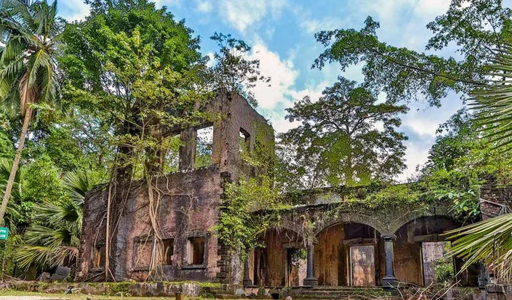 Ross Island in Andaman and Nicobat Islands Ross Island in Andaman and Nicobat Islands