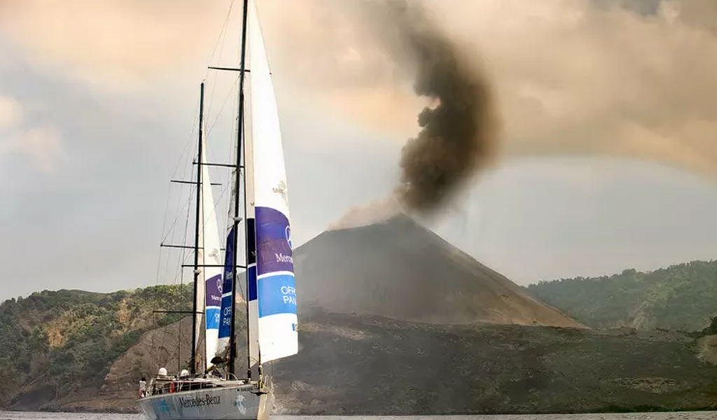 Barren Island in Andaman Island