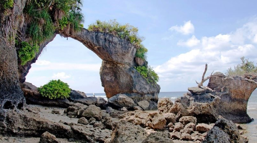 Natural Bridge in Neil Island, Howrah Bridge