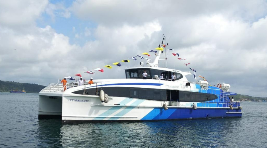 ITT Majestic ferry in andaman