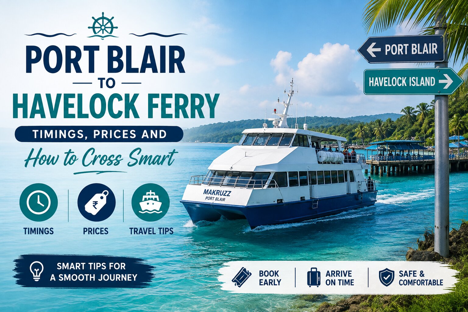 Port Blair to Havelock Ferry: Timings, Prices and How to Cross Smart (2026)